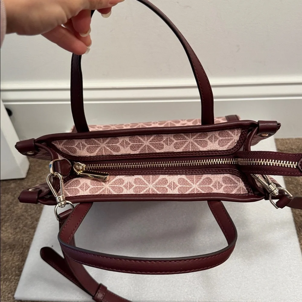 Kate Spade Spade Flower Coated Canvas Rowan Medium North South Tote bag - Picture 7 of 8